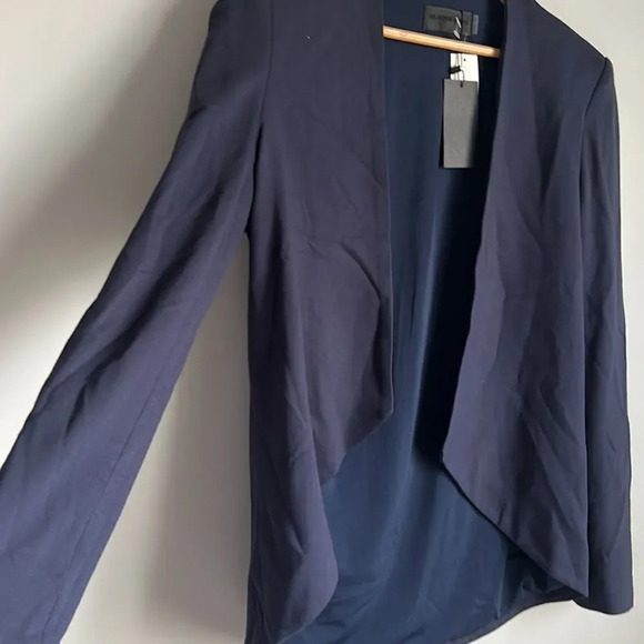 NWT Blaque Label Sculpted Dellana Noir Blazer Navy - Picture 5 of 7